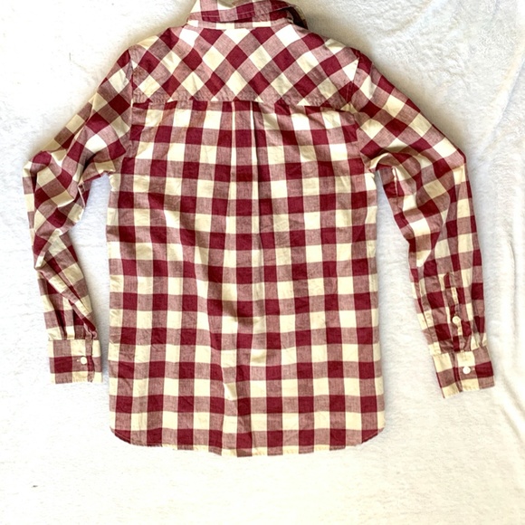 NWT J. Crew Gingham Homespun Shirt in Perfect Fit Size XS - Picture 8 of 8